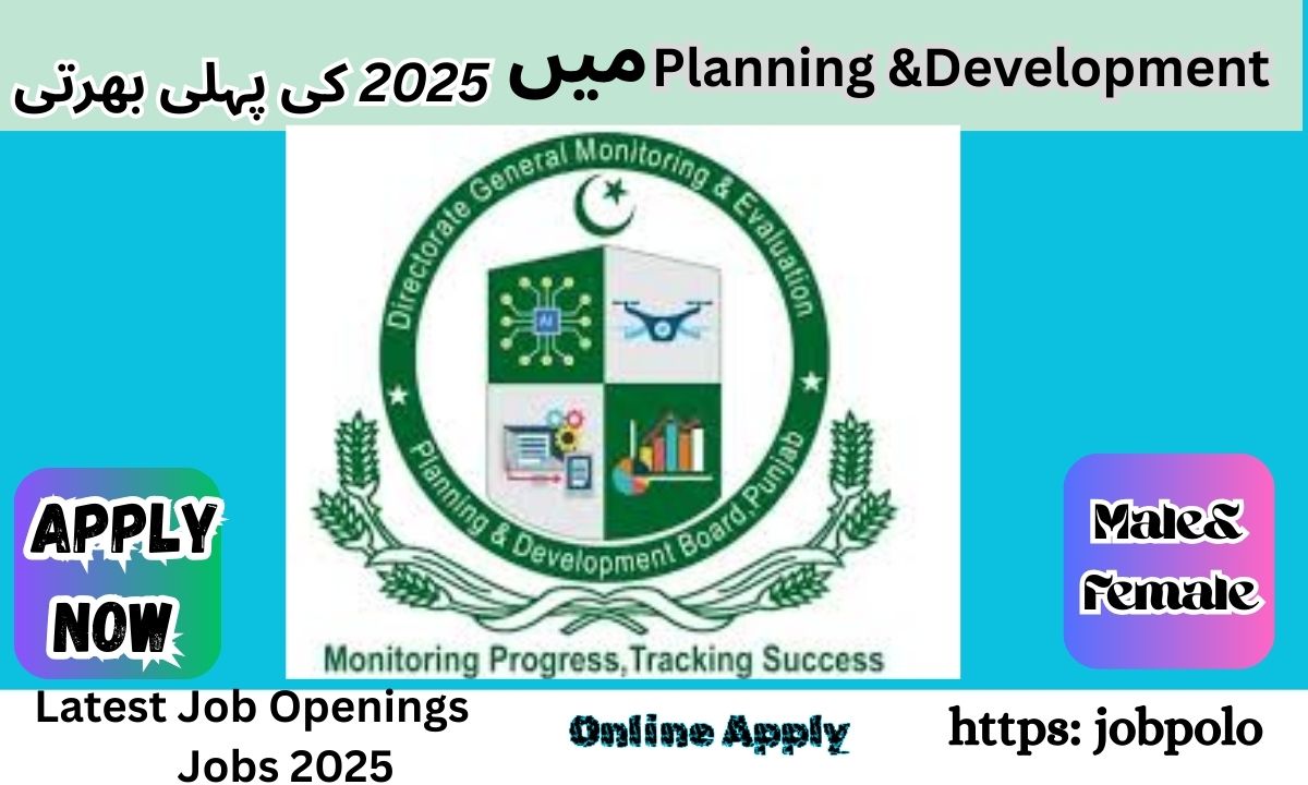 Planning & Development Board Punjab Jobs 2025 – Latest Job Opportunities