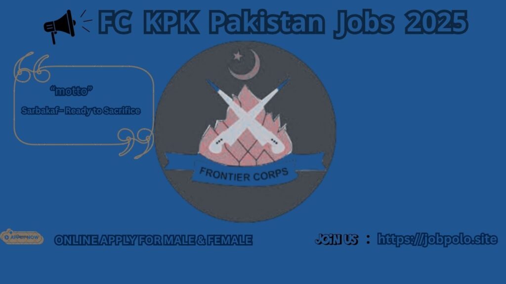 FC KPK Pakistan jobs 2025