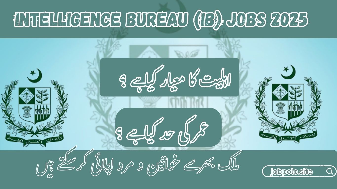 Intelligence Bureau (IB) Jobs 2025