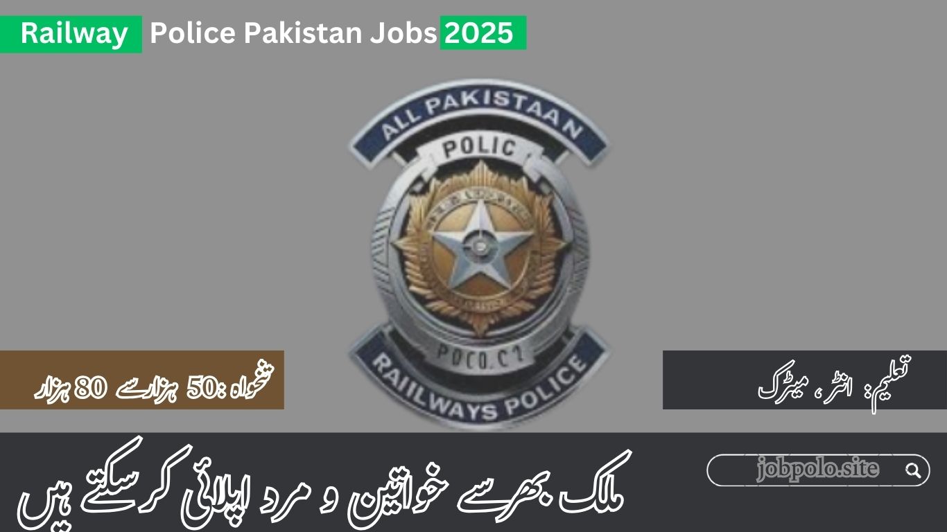 Railway Police Pakistan jobs 2025